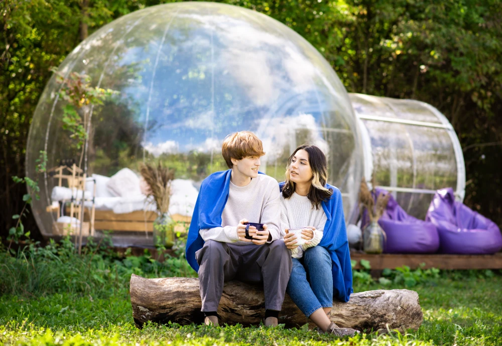 outdoor see through bubble tent